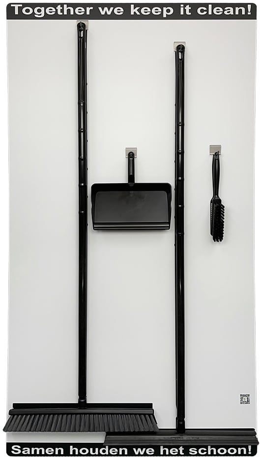 5S Schaduwbord Premium 100×180 cm incl. materialen