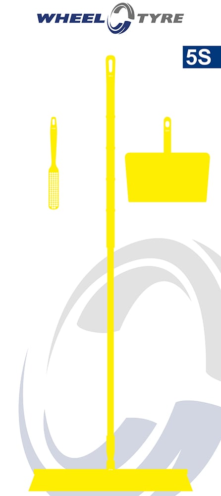 Radreifen DEF 80 x 100 cm gelb 4